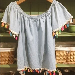 Chambray Top